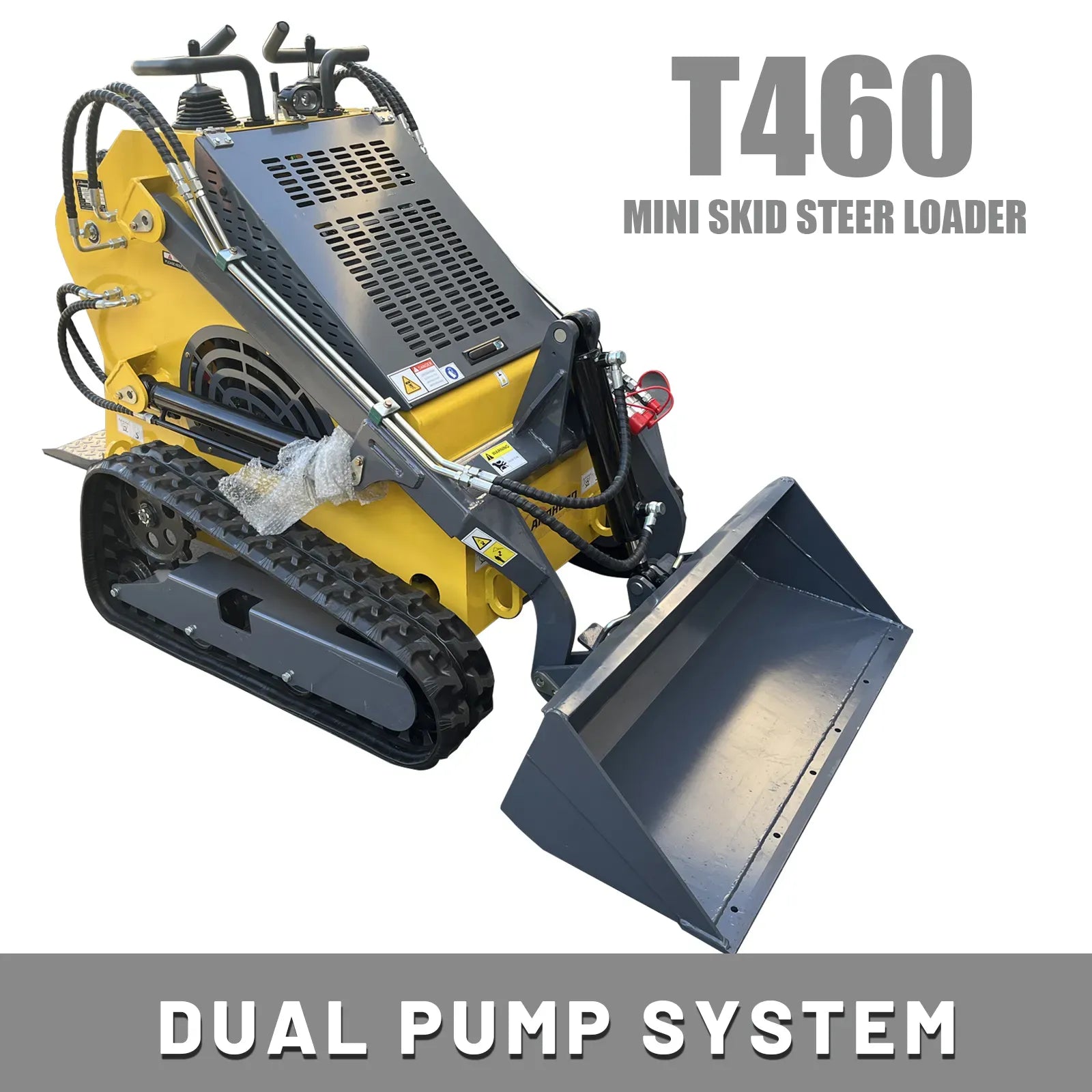 T460 Mini Skid Steer for Sale | 23 HP Compact Loader | ATS Power