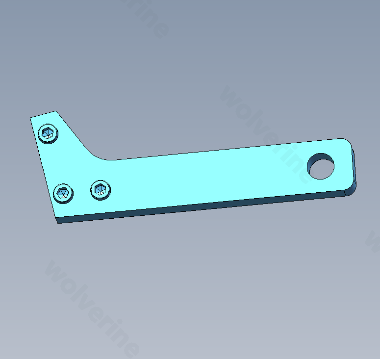 Sickle Bar Mower Tie Bar Spacer *1 ( 3 bolts are included)