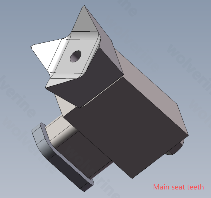 wheel hub teeth*1PCS main seat teeth*2PCS