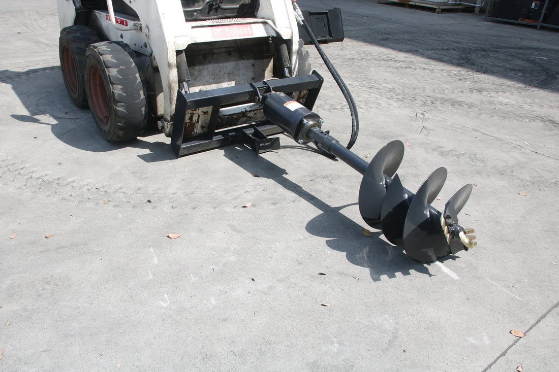 How to Choose the Right Auger Drive with Bit for Your Skid Steer or Excavator