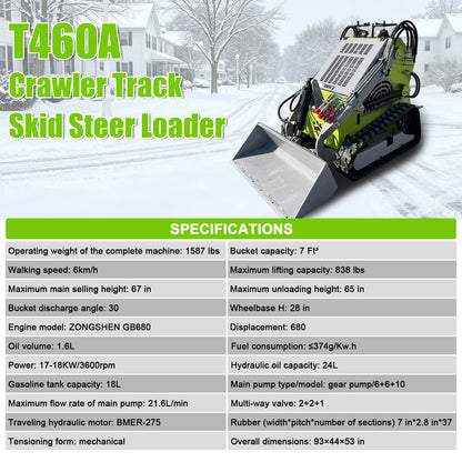 skid_steer_loader_t460a_green_spec_sheet