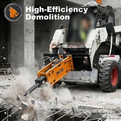 skid steer concrete breaker advertisement image
