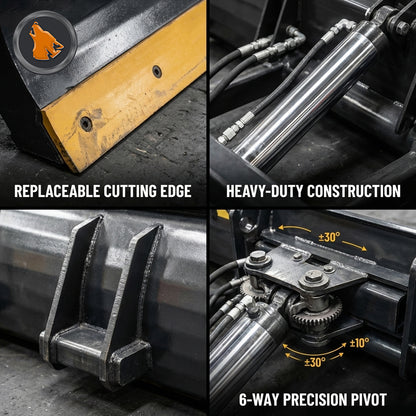 6 way dozer blade detailed picture