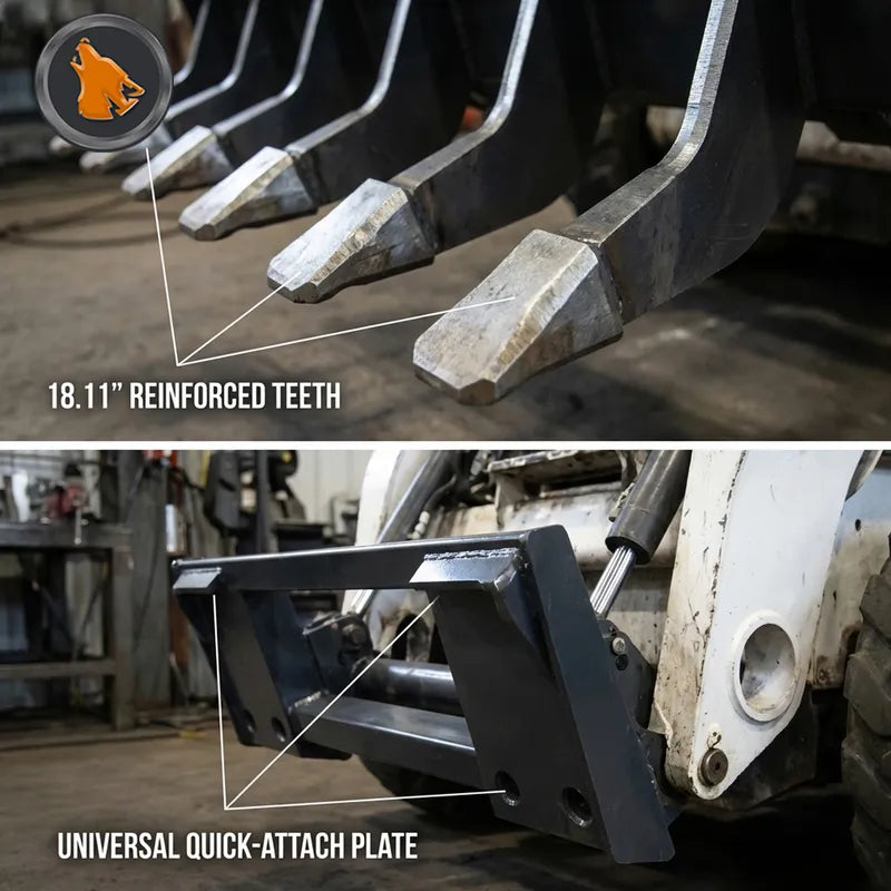 skid steer ripper part drawing