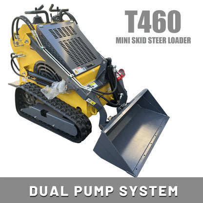 mini_skid_steer_loader_t460_yellow_dual_pump_system