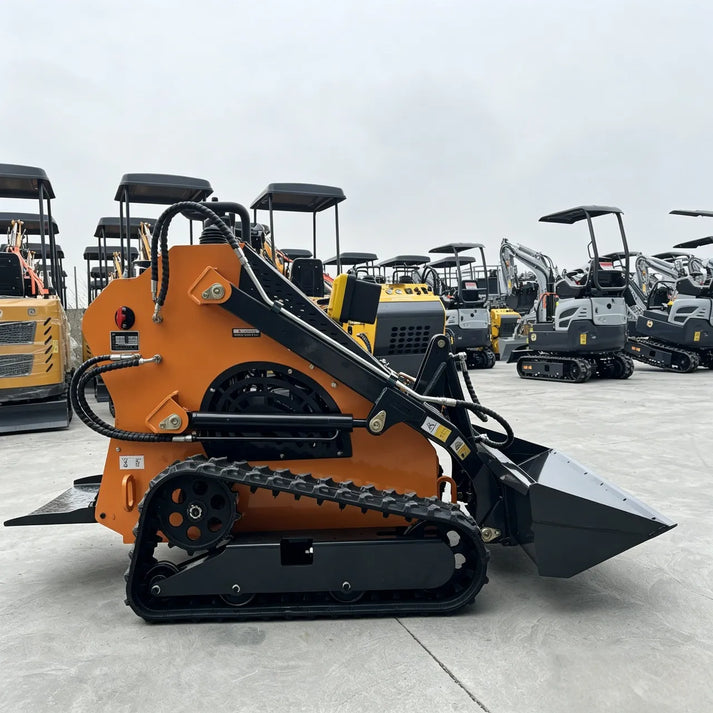 skid_steer_loader_t460a_orange_right perspective