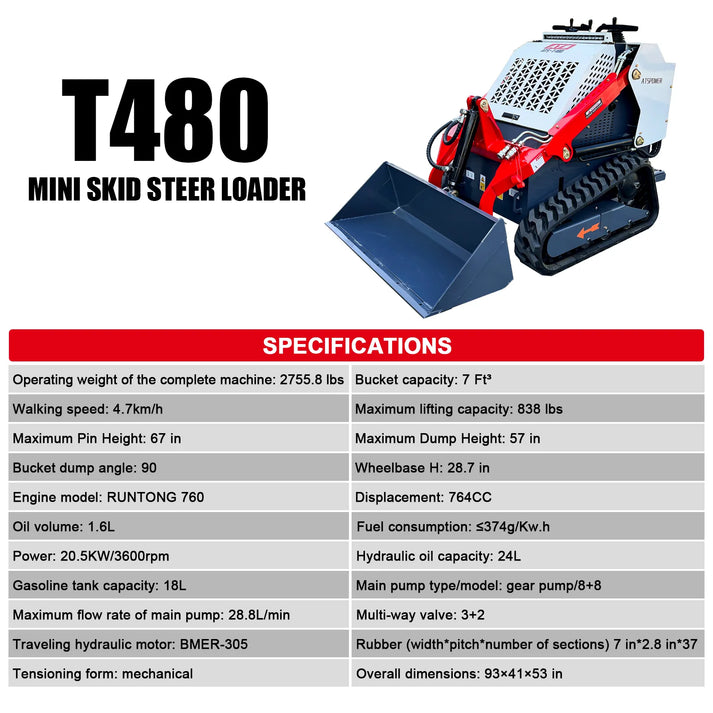 skid_steer_atspower_T480_spec_sheet_parameter_table