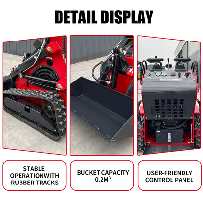 skid_steer_loader_t460a_red_product detail picture