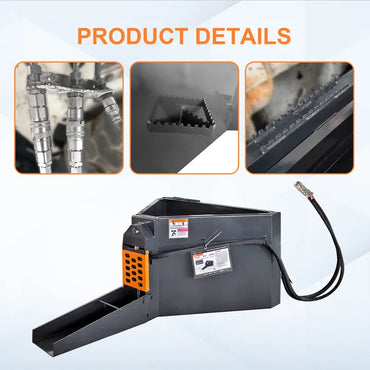 skid steer concrete chuter part drawing