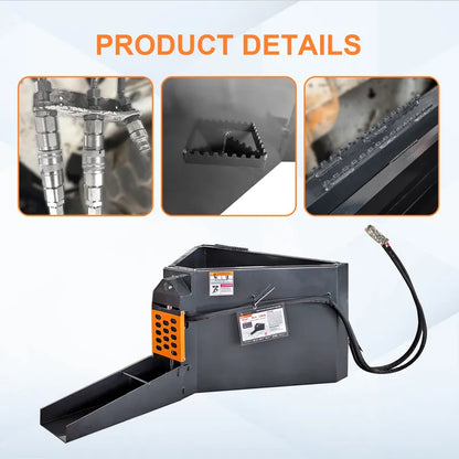 skid steer concrete chuter part drawing