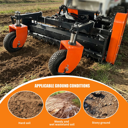 skid_steer_power_rake_field_landscaping_application