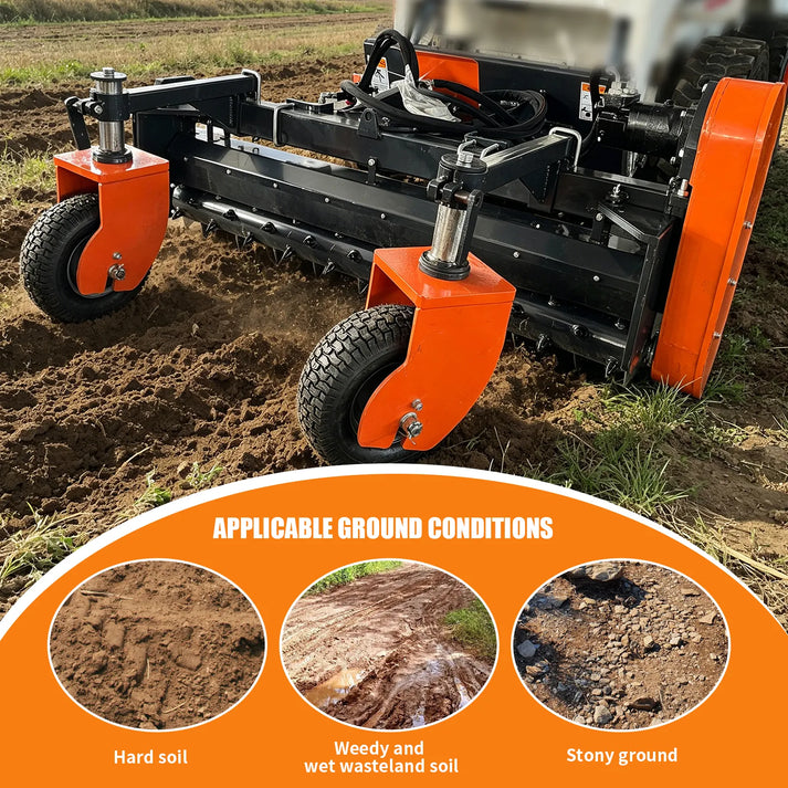 skid_steer_power_rake_field_landscaping_application