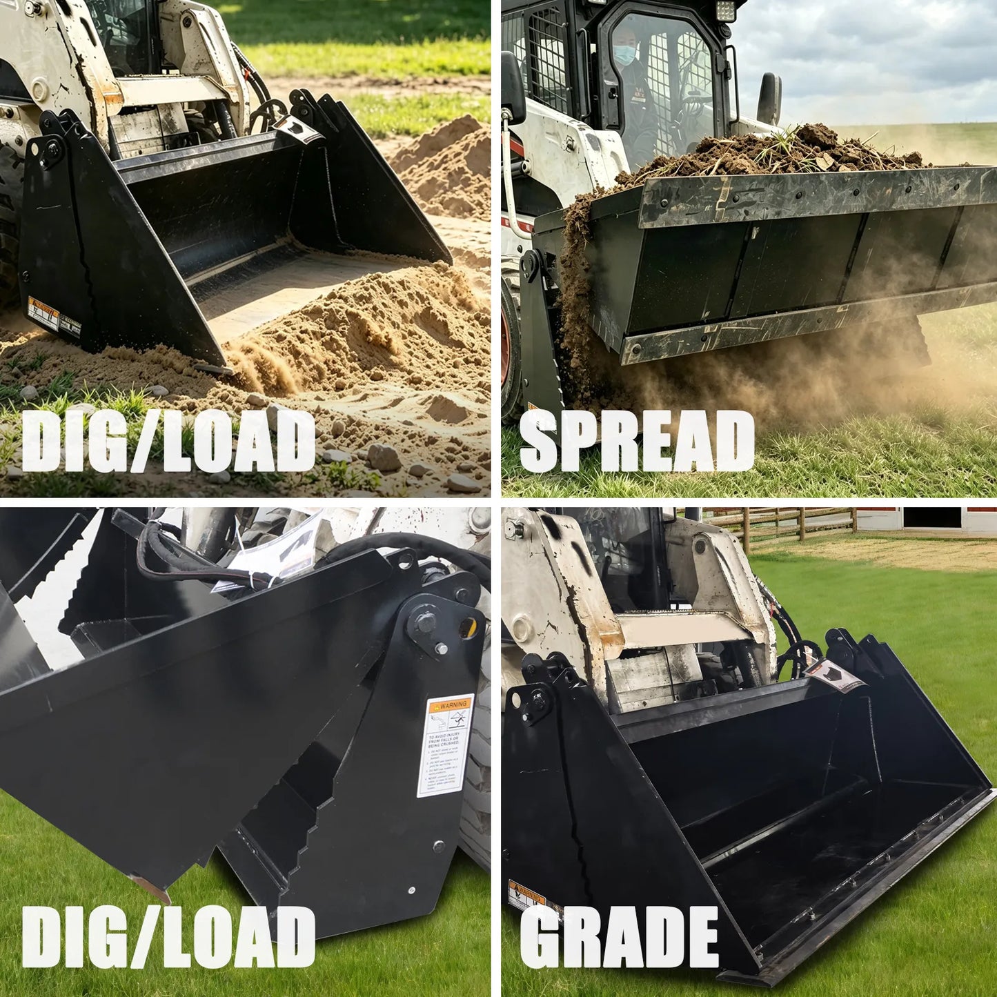 skid_steer_4-in-1_bucket_application_scenarios
