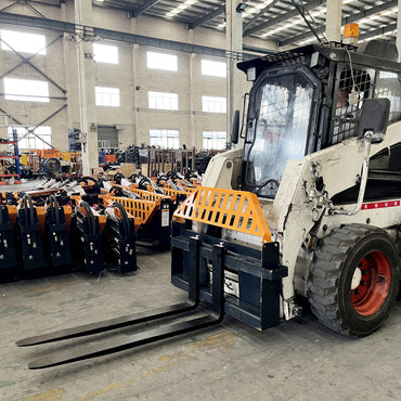 4000 lbs Pallet Forks for Skid Steer - Pallet Lifting - Material Transport Tool