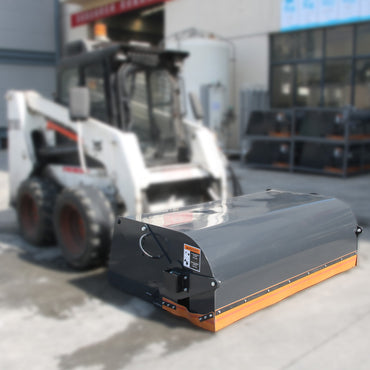 72 Inch Box Broom Sweeper for Skid Steer - Debris - Dust Cleaning Tool