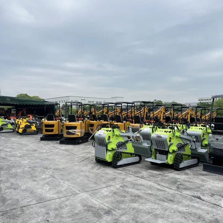 skid_steer_ATSPower_T460_green_outdoor_yard_group_park