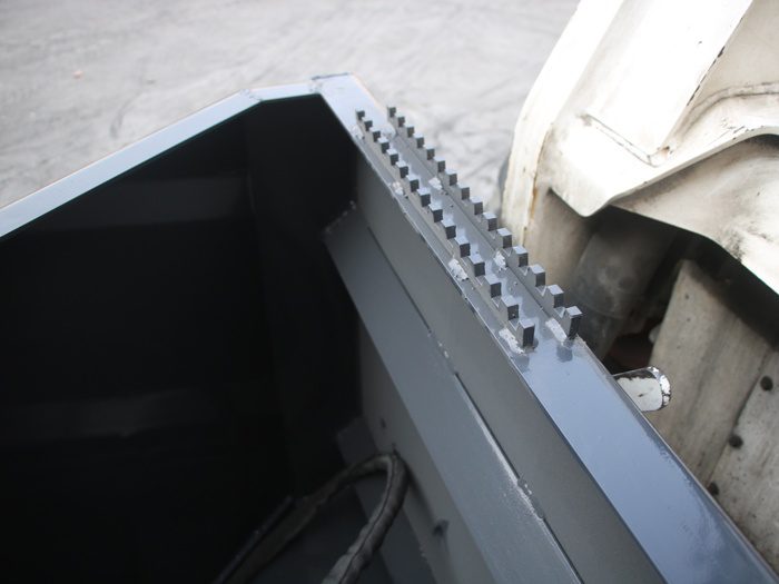 skid steer concrete chuter gear details