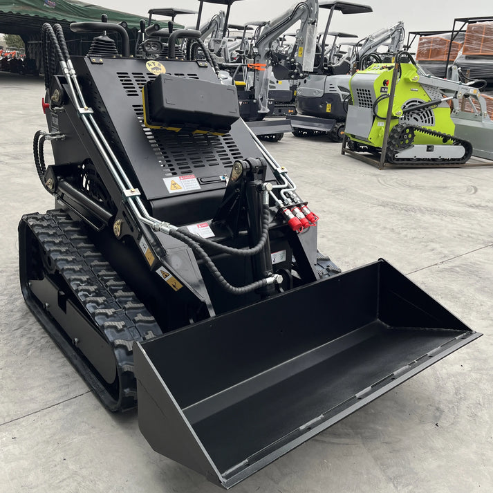skid_steer_loader_t460a_black_front view