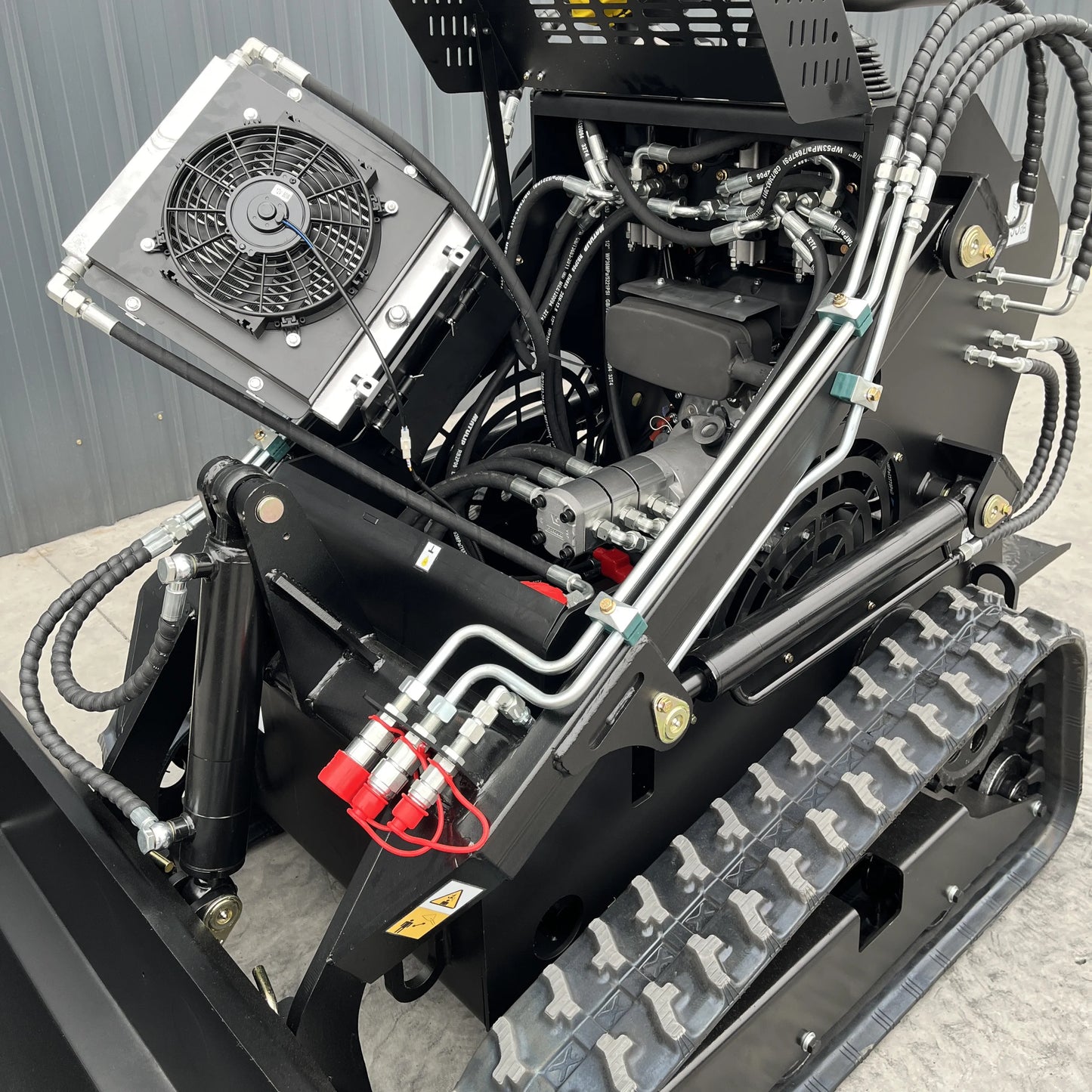 skid_steer_loader_t460a_black_interior detail
