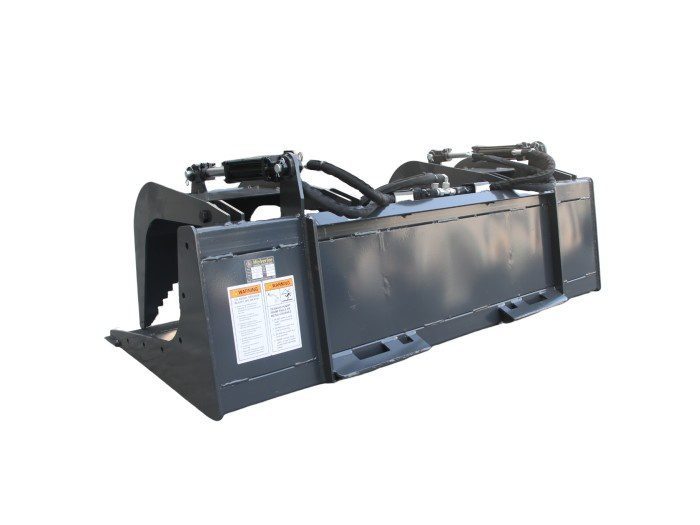 grapple bucket back view