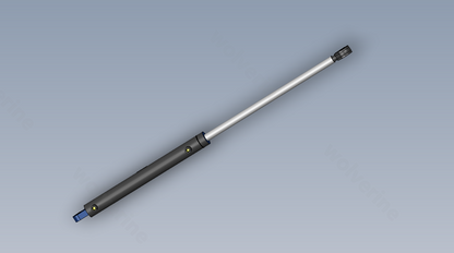 Adjustable hydraulic fork cylinder