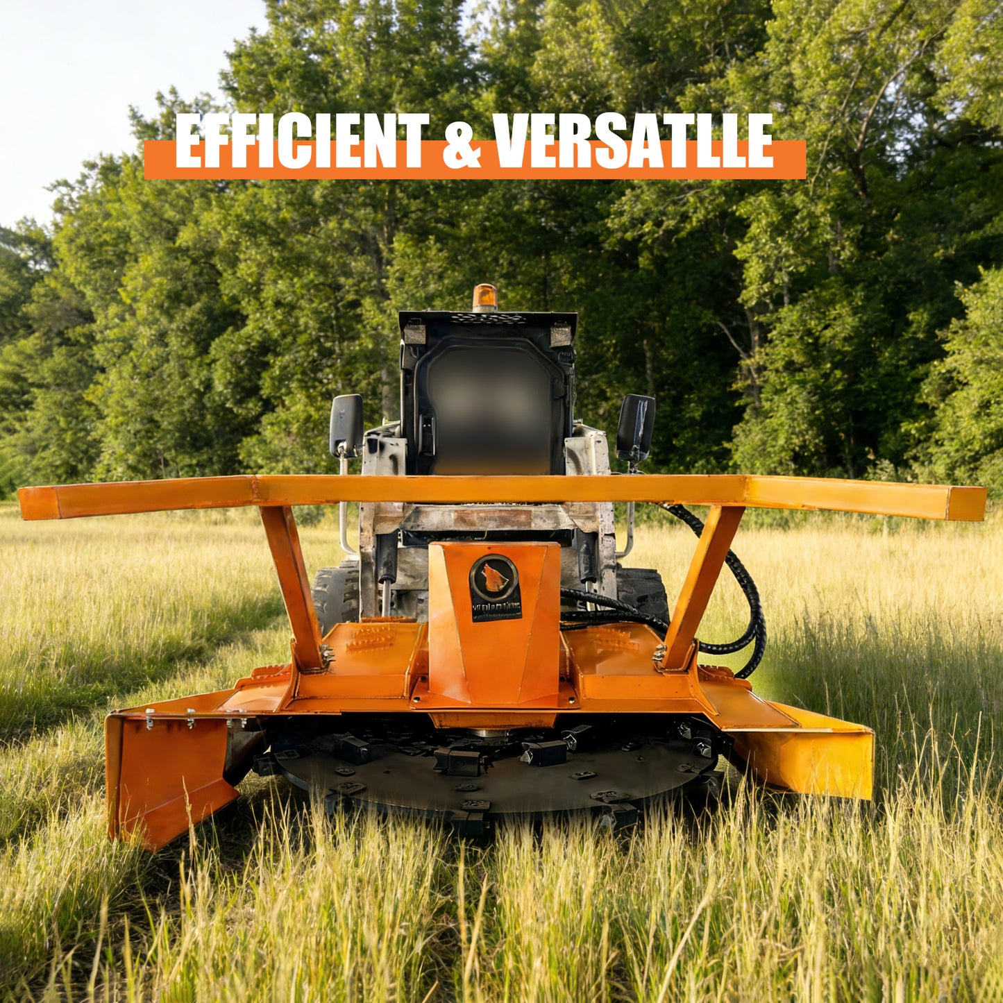 skid steer disc mulcher cutter front advertisement image