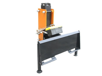 skid steer post driver back view