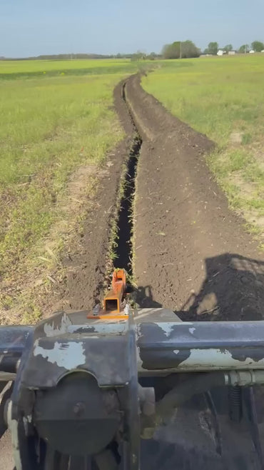 48 Inch Hydraulic Trencher for Skid Steer - Underground Trenching Tool