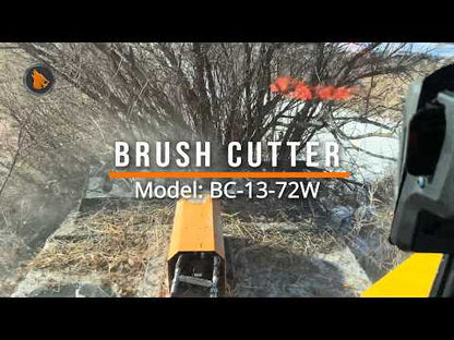 72 Inch Hydraulic Brush Cutter - Land Clearing - Vegetation Cutting Tool