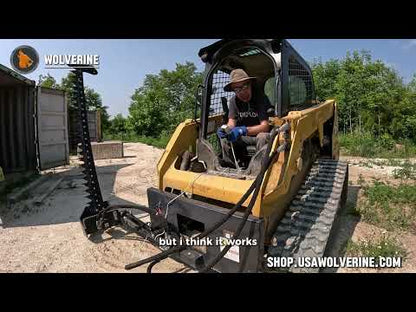 72 Inch Hydraulic Sickle Bar Mower for Skid Steer - Agricultural Mowing Tool