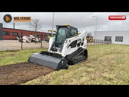 72 Inch (72") Hydraulic Tiller for Skid Steer - Soil Cultivation - Seedbed Preparation Tool