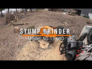 24 Inch Hydraulic Stump Grinder - Stump Removal - Tree Root Grinding Tool