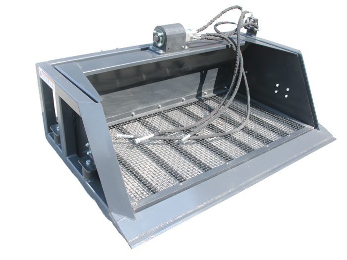 skid steer screening bucket