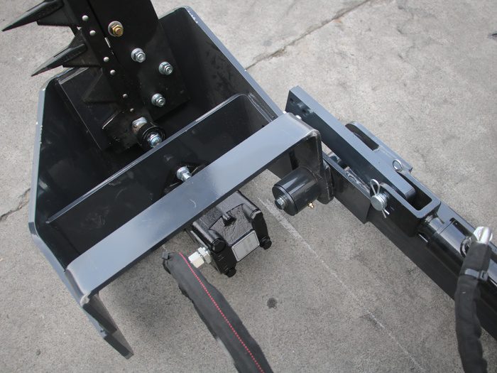 skid steer sickle bar mower top view