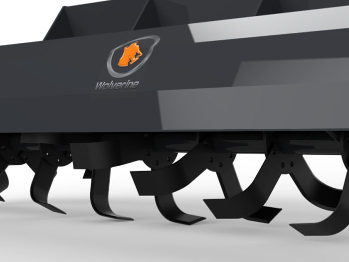 skid steer tiller blade detail