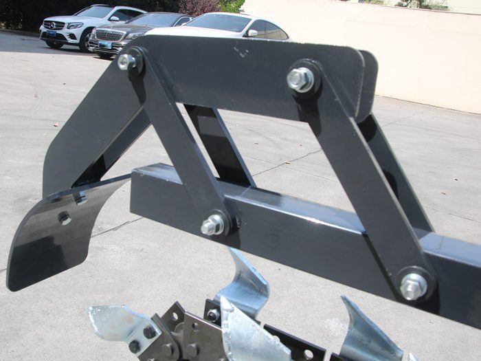skid steer Trencher top view