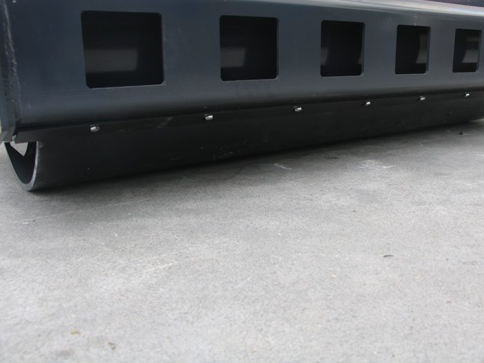 skid steer vibratory plate compactor bottom view