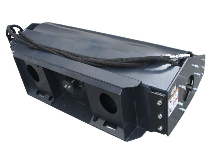 skid steer vibratory plate compactor back details
